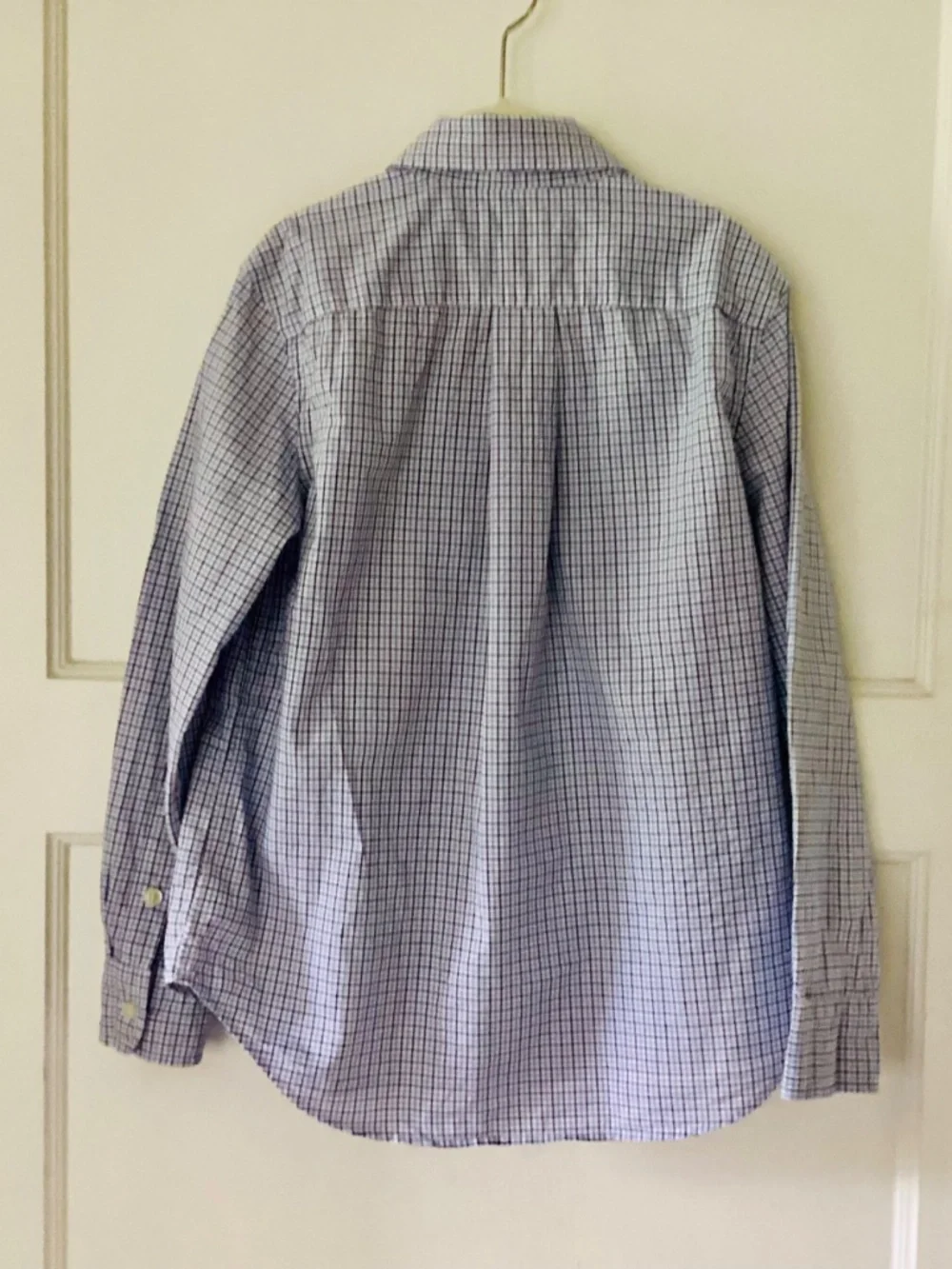 Lot Of 2 Boys Plaid Shirts Size 8 Button Down Ralph Lauren & Old Navy Collared